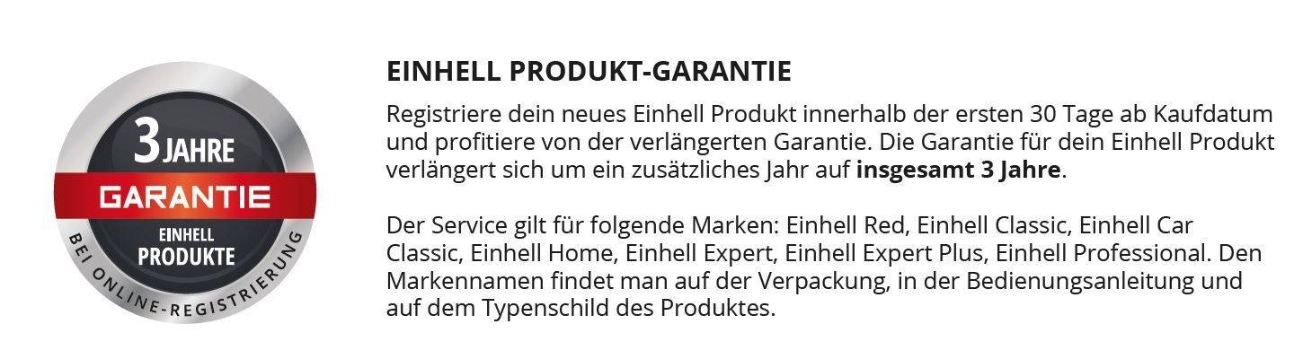 Einhell Garantie 4