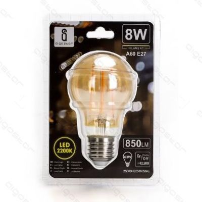 Aigostar LED FILAMENT 'Classic', 8W, E27