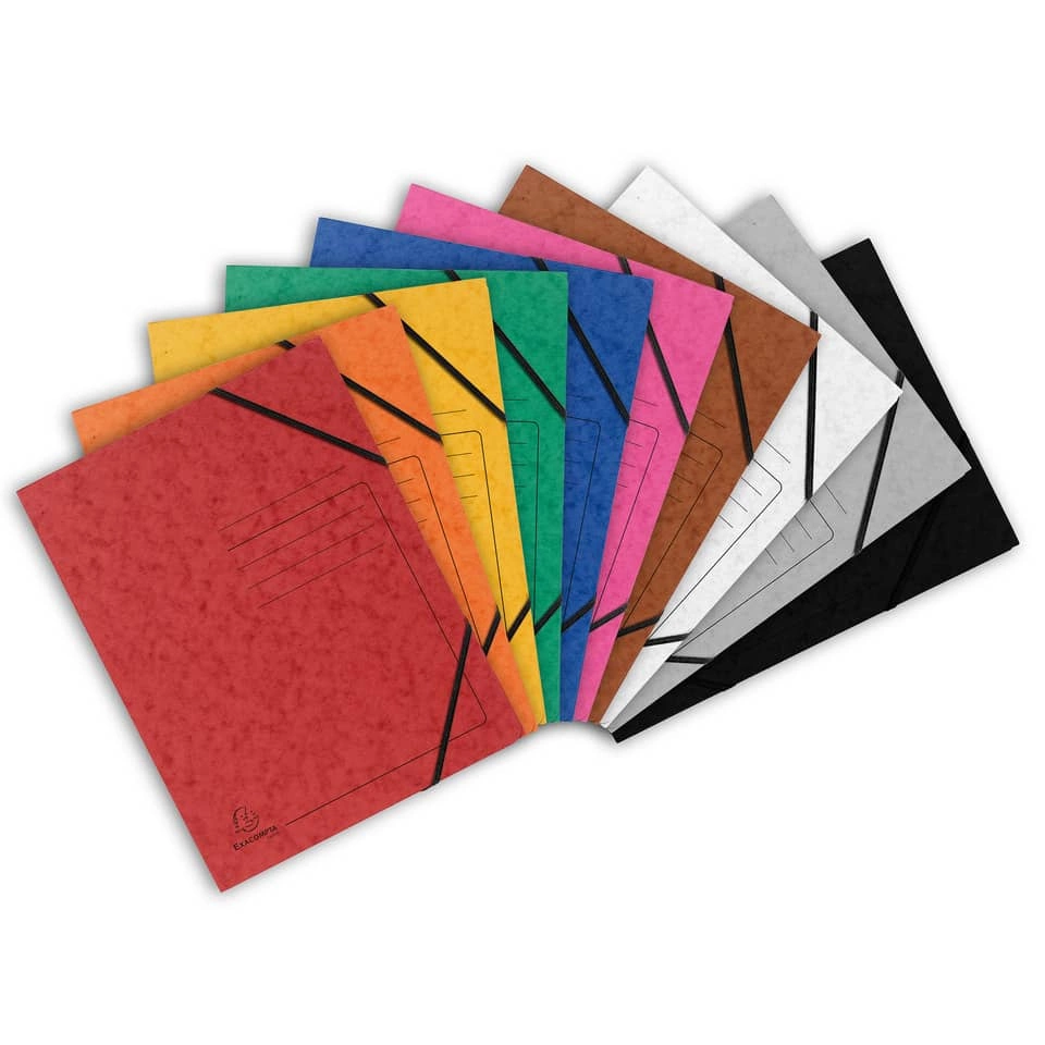 Eckspanner A4 Colorspan rot Karton 355 g/qm