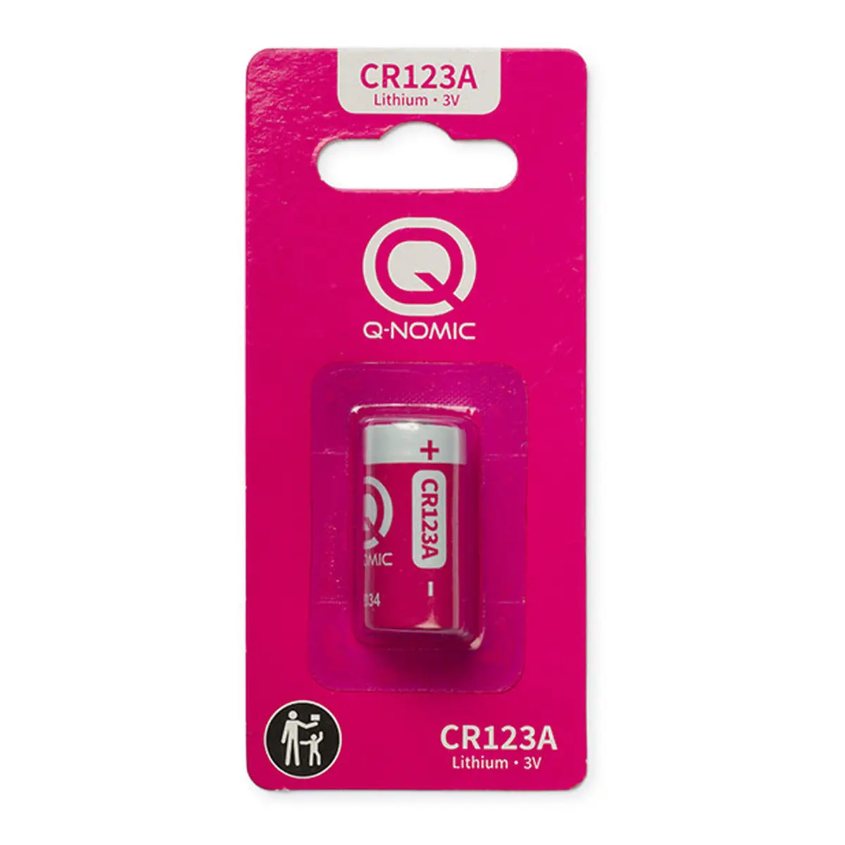 Q-Nomic Power CR123A 3V Lithium Batterie 