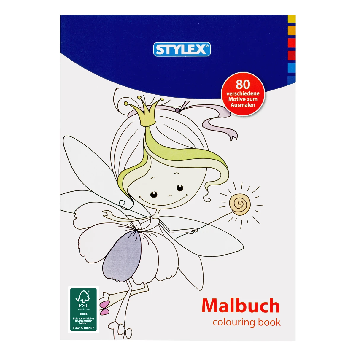 Stylex Malbuch, DIN A4, 80 Seiten