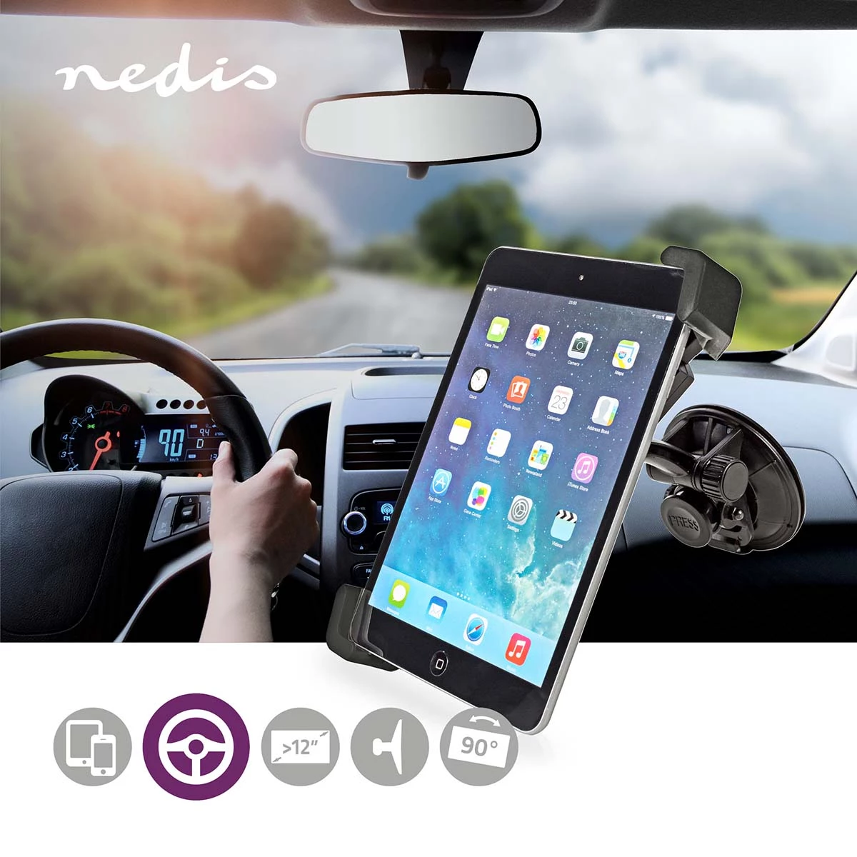 Nedis Kfz-Tablethalterung Nedis Kfz-Tablethalterung