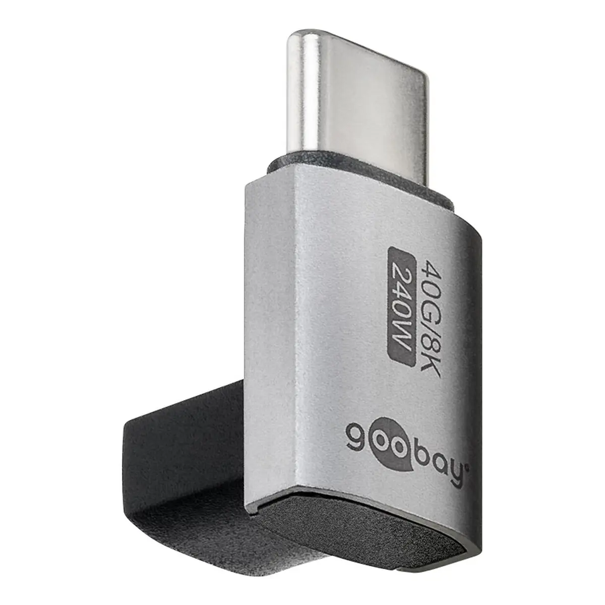 Goobay USB-C™-Adapter vertikal 90° kurz, USB4™