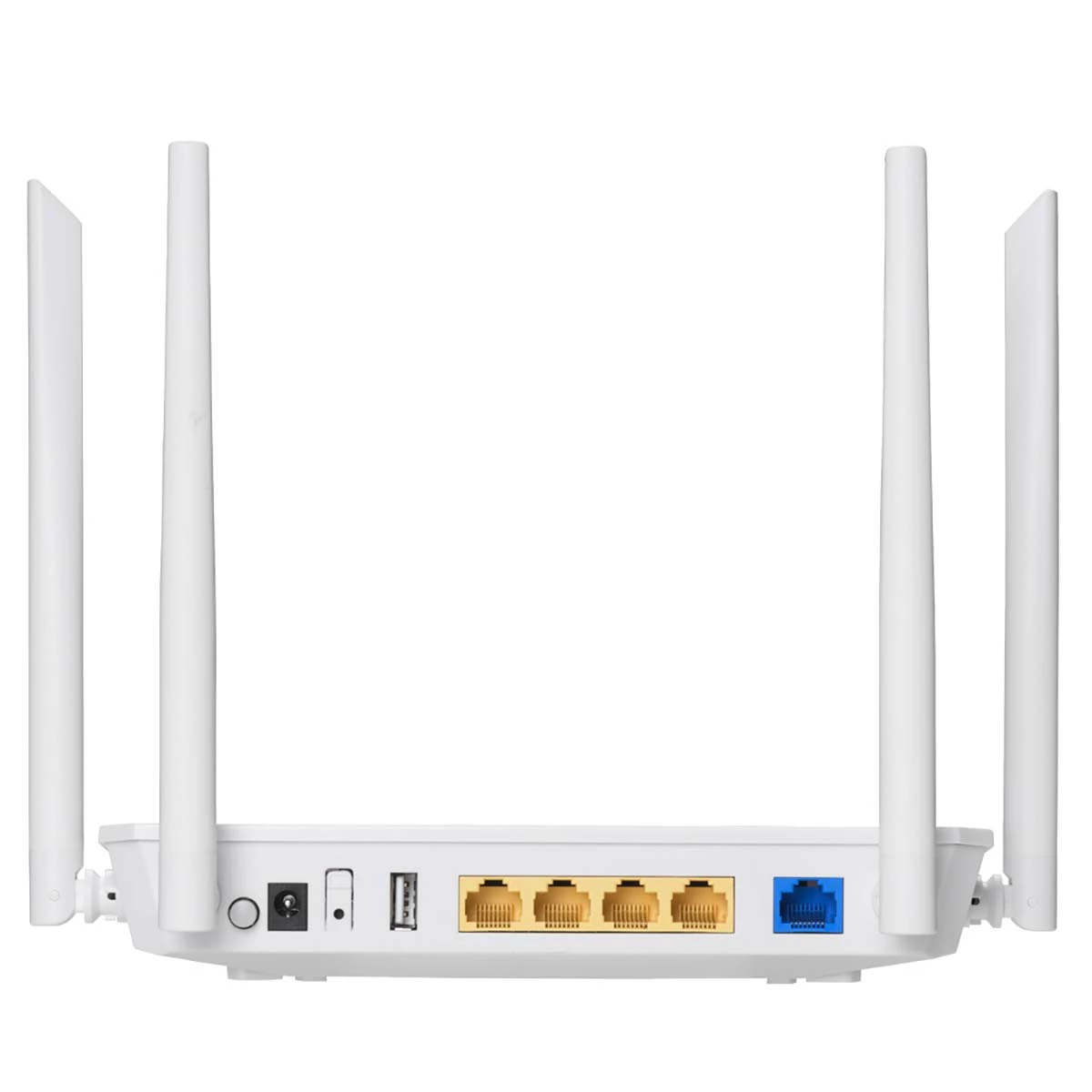 WLAN Router AC1200 2.4/5 GHz (Dual Band) Gigabit Weiss