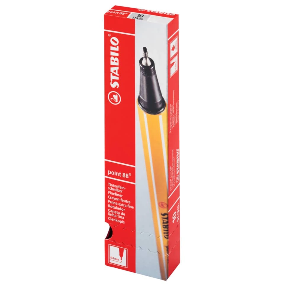 Fineliner - point 88 - mittelgrau Fineliner - point 88 - mittelgrau
