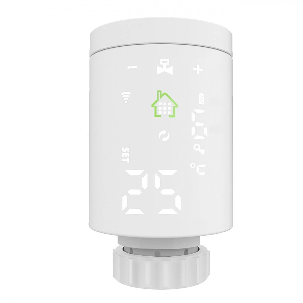 WLAN Smart Home Thermostat Heizkörper LED-Display weiß