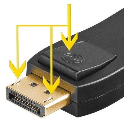 DisplayPort auf HDMI™-Adapter 1.1, vergoldet