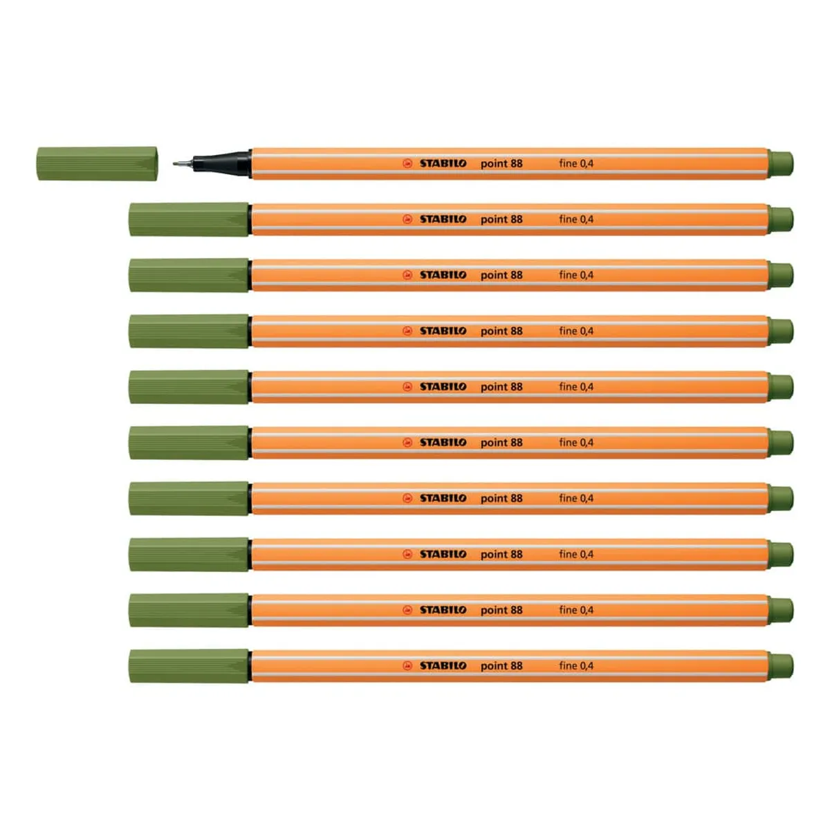 STABILO® Fineliner - point 88 - moosgrün