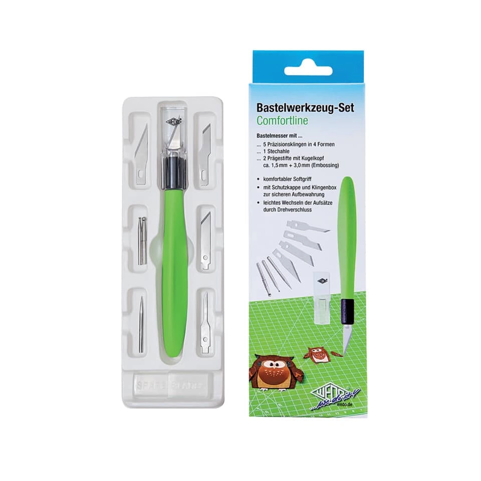 Wedo Bastelmesser-Set grün/schwarz