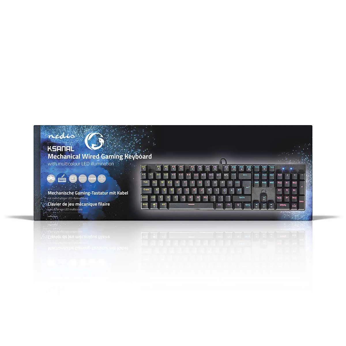 Nedis Wired Gaming Keyboard Nedis Wired Gaming Keyboard