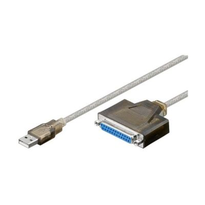 Goobay USB-Druckerkabel, Transparent