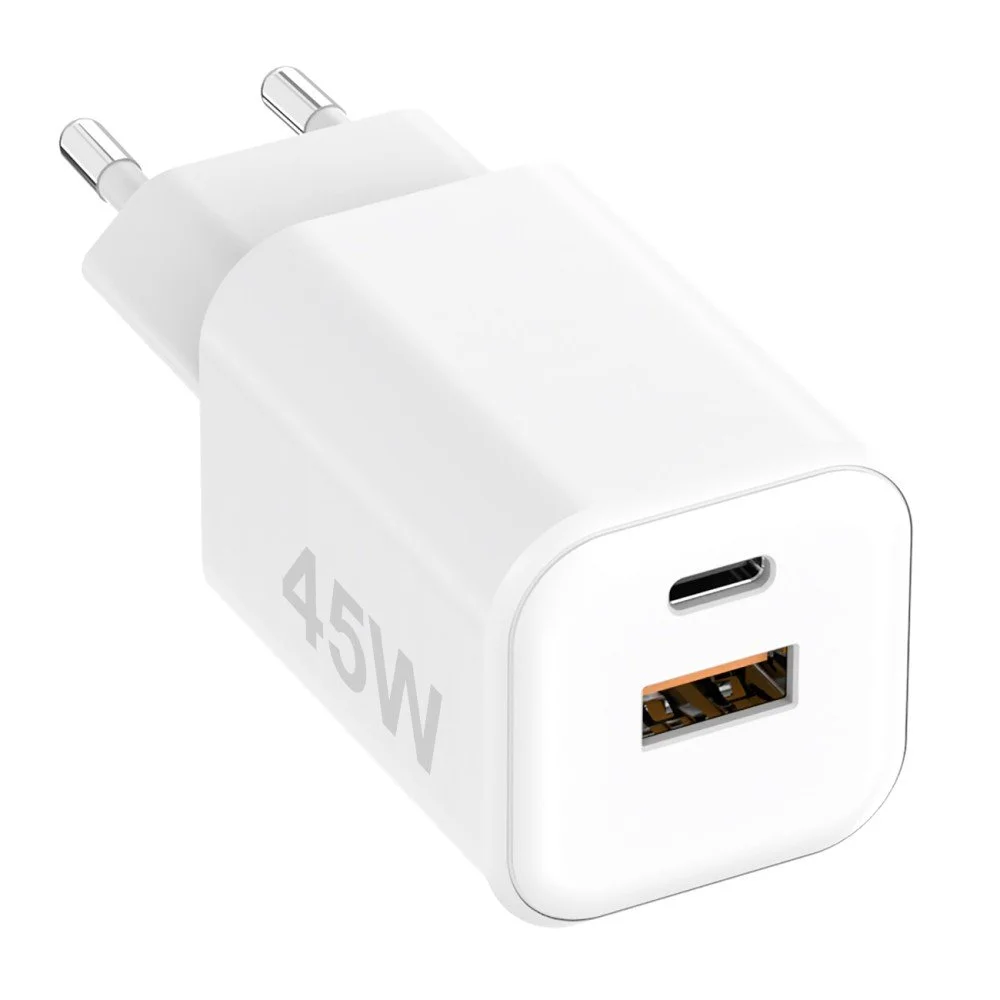 Fontastic Netzteil MINI GaNto 45W Type-C PD + USB-A FC weiß