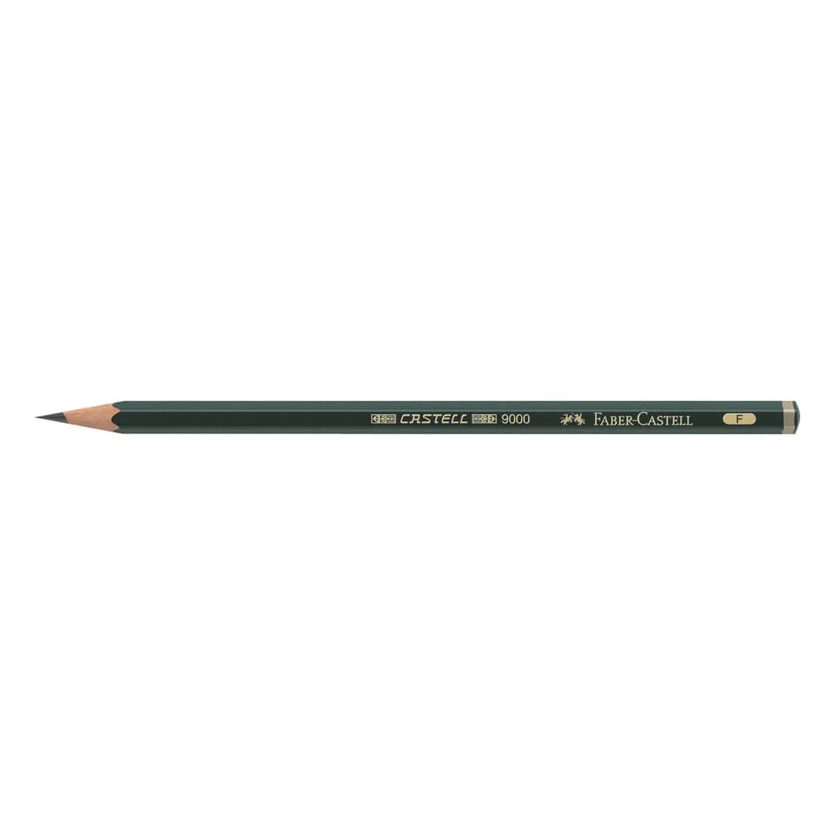 Faber-Castell Bleistift CASTELL® 9000 - F, dunkelgrün