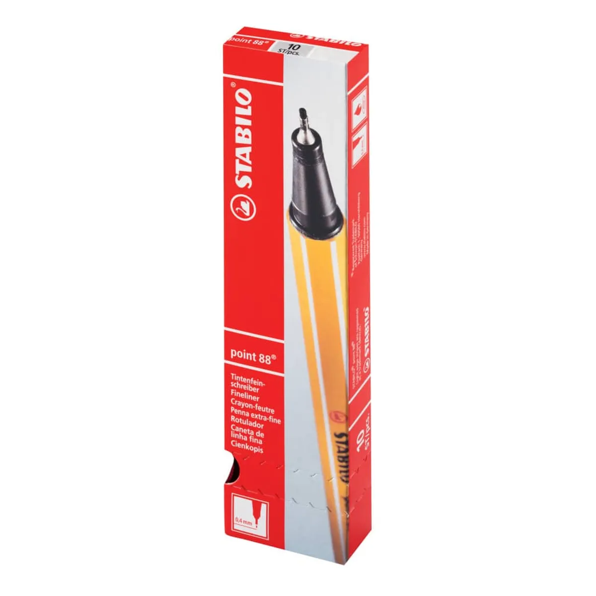 STABILO® Fineliner - point 88 - erdbeerrot