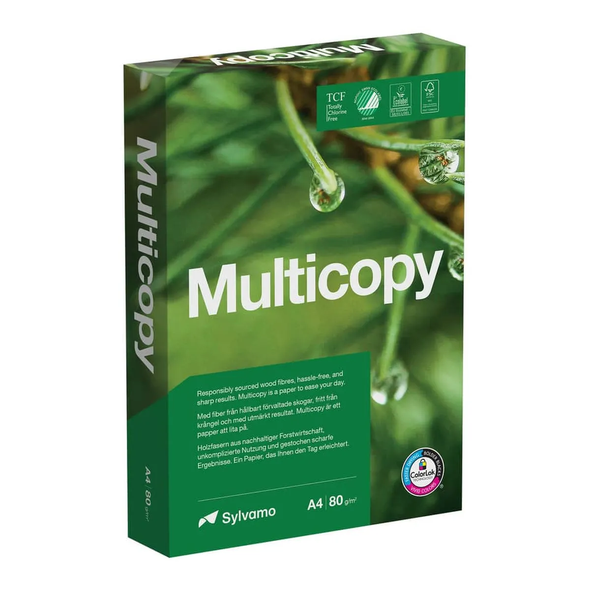 MultiCopy Multifunktionspapier - A4, 90 g/qm, hochweiß, 500 Blatt