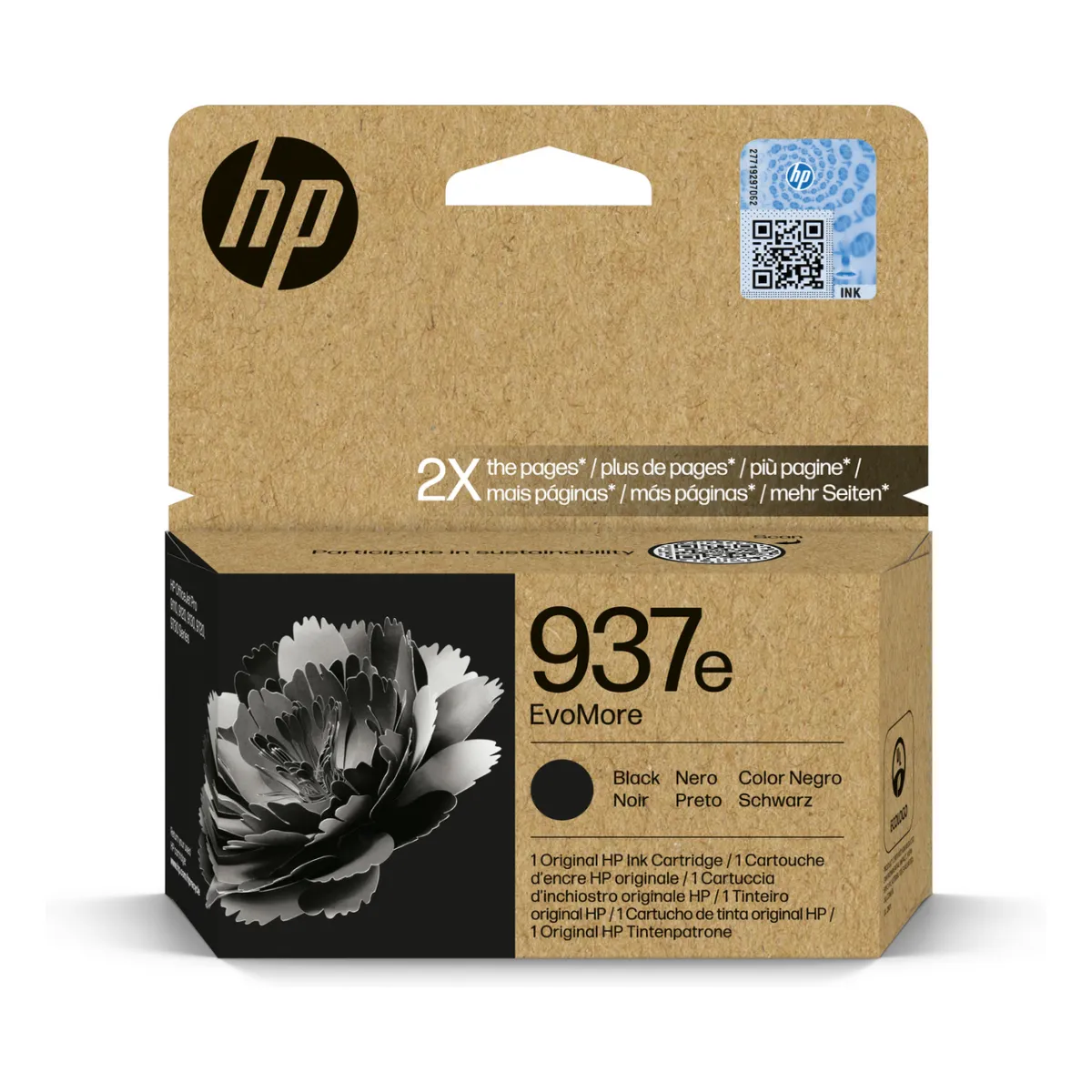 Druckerpatrone HP '937E' schwarz Evomore 3.100 Seiten (4S6W9NE)