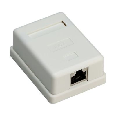 Goobay 1-port RJ45 Anschlussdose CAT 6 STP