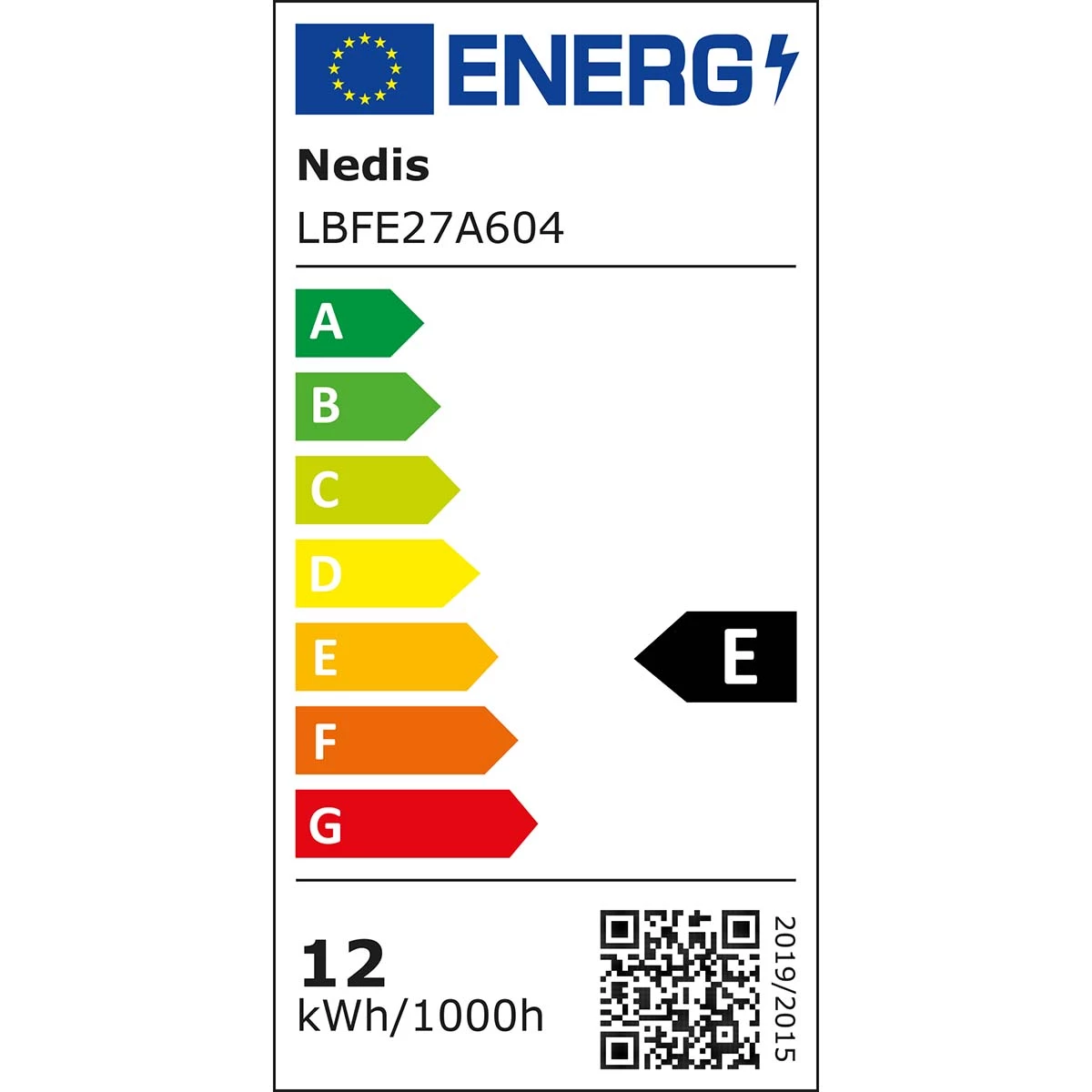 Nedis LED-Filament-Lampe E27