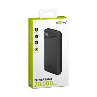 Schnelllade-Powerbank 20.000 mAh (USB-C™ PD, QC 3.0)