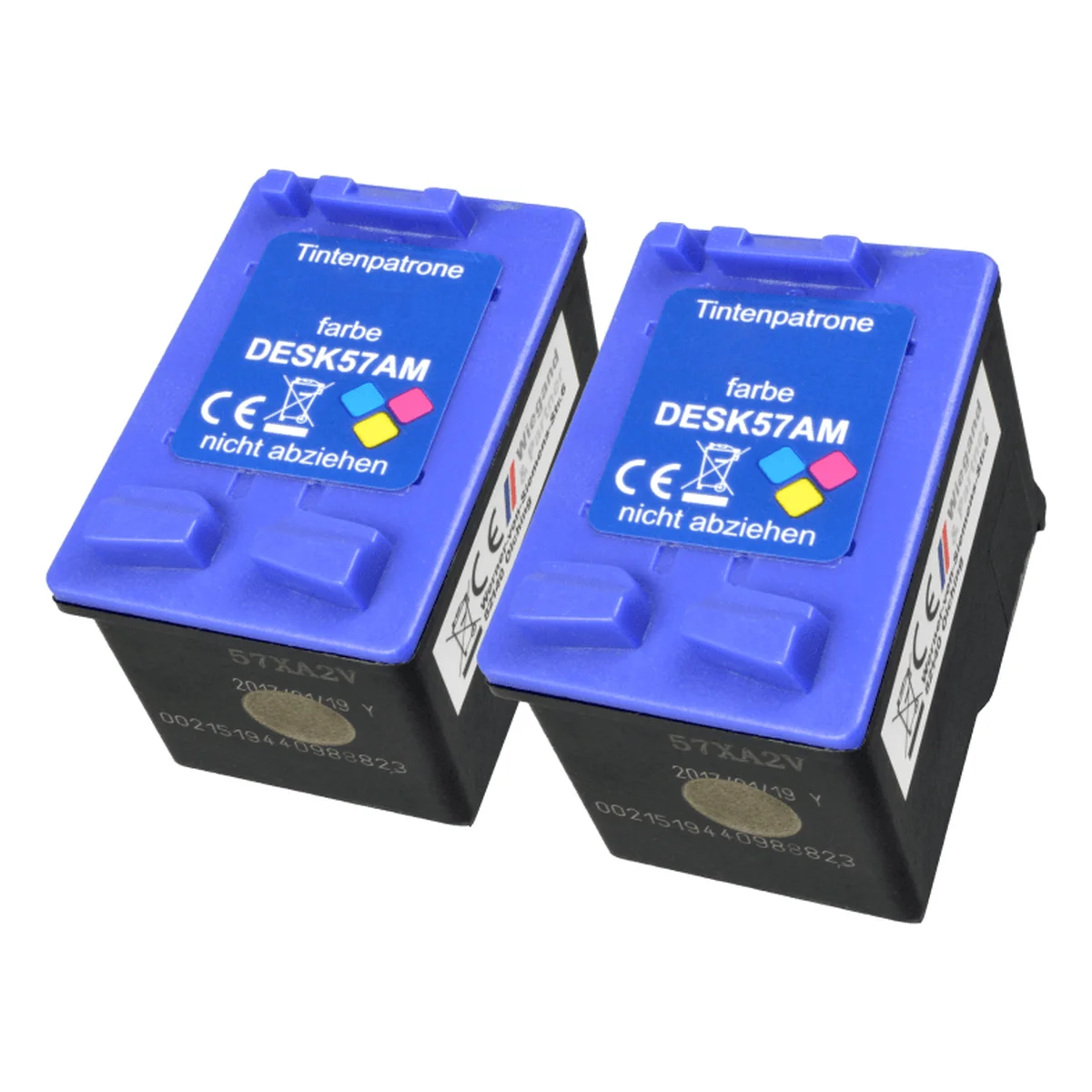 HP 57  - alternative Patronen Doppelpack farbig 18 ml | 2x 500 Seiten - Digital Revolution