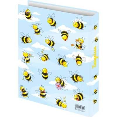 RNK Verlag Zeugnisringbuch “Crazy Bees“ - A4, 4 Ring-Mechanik