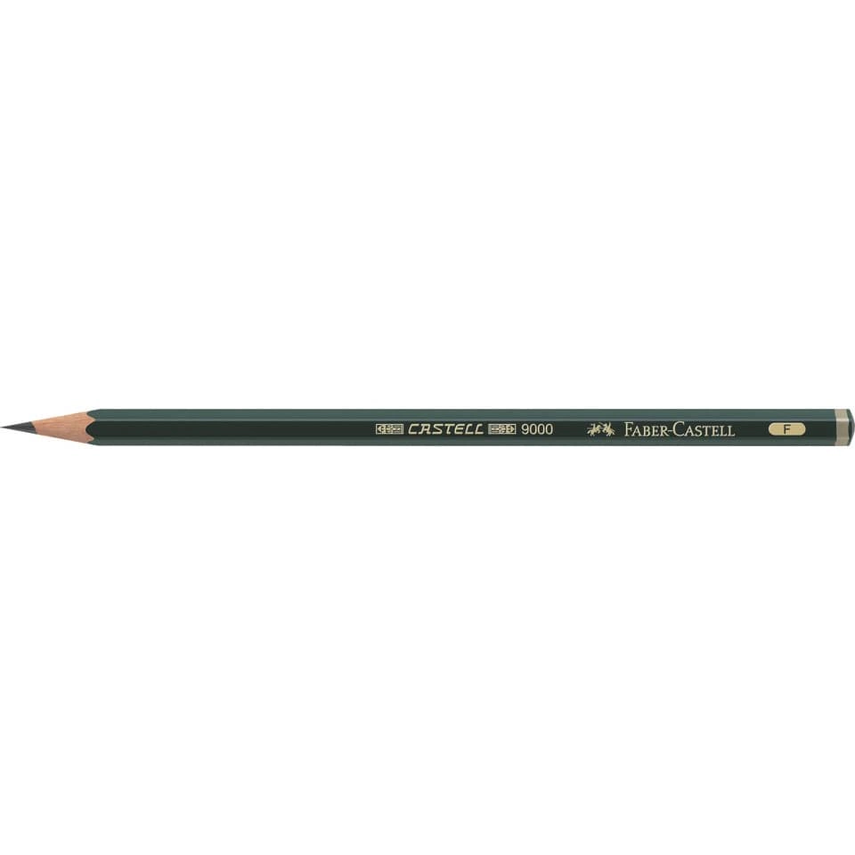 Bleistift CASTELL® 9000 - F, dunkelgrün