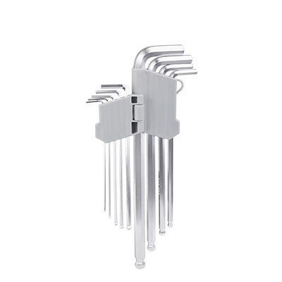 Masterproof Kugelkopf-Innensechskantschlüssel, 9 Stück