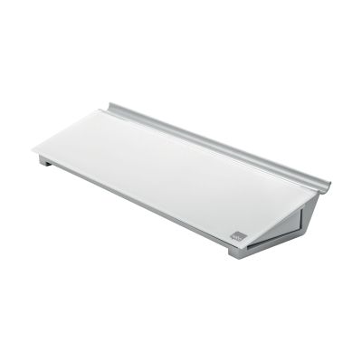 Glas Memoboard Diamond - 46 x 6 x 15 cm, weiß