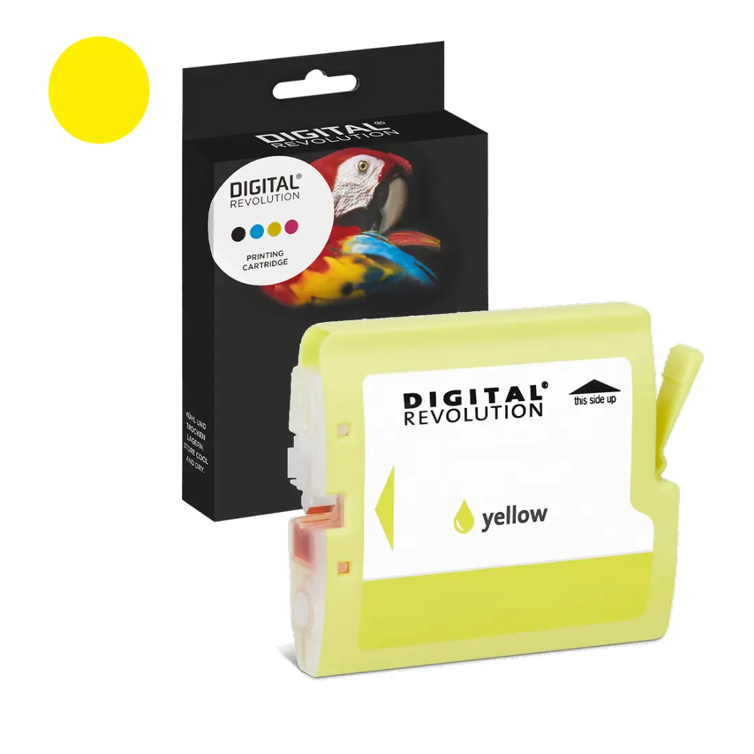 Brother LC-1000 Y, LC-970 Y - alternative Patrone 'gelb' 20 ml - Digital Revolution