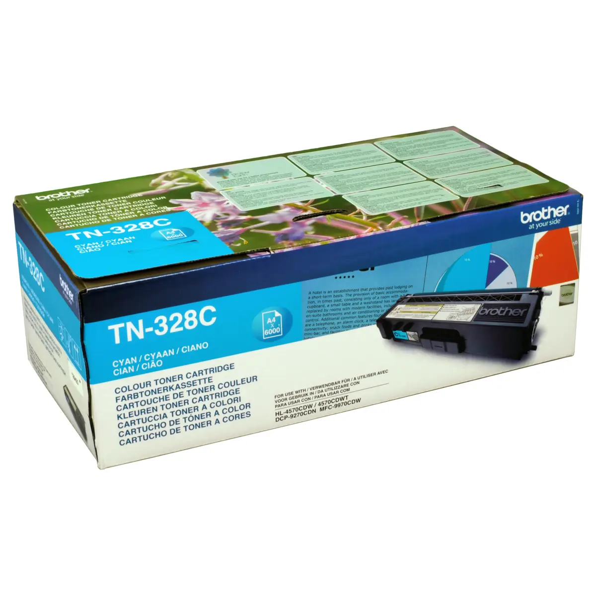 Brother TN-328 C Toner cyan 6.000 Seiten