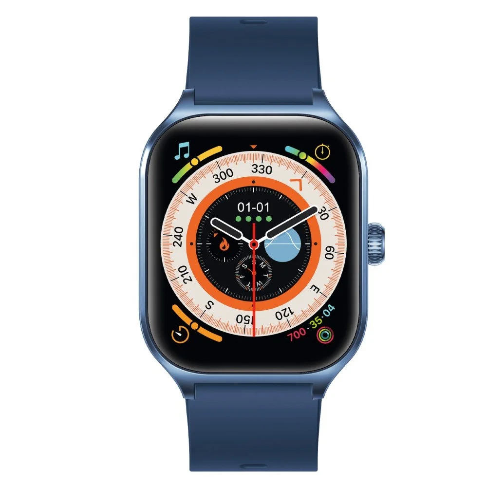 Fontastic Timor Smartwatch mit 2,01“ Display, BT Call, blau