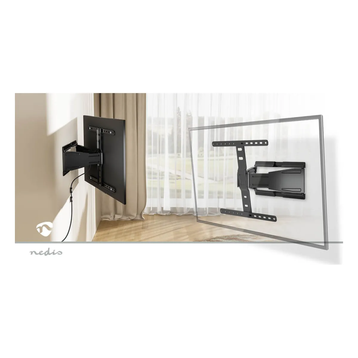 Nedis Vollbewegliche-TV-Wandhalterung