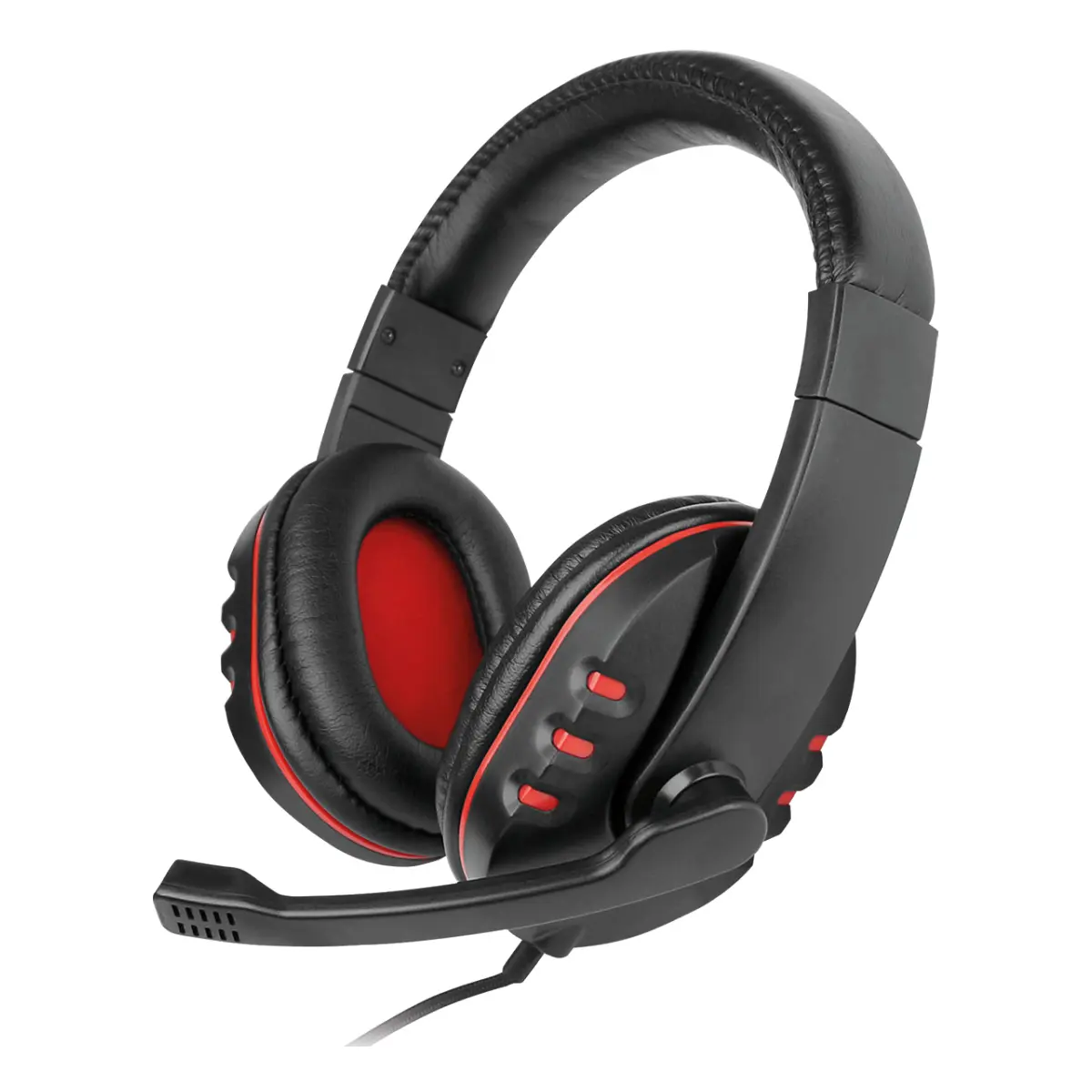 Fontastic Gaming Headset NoXx, 2M Kabel, schwarz / rot
