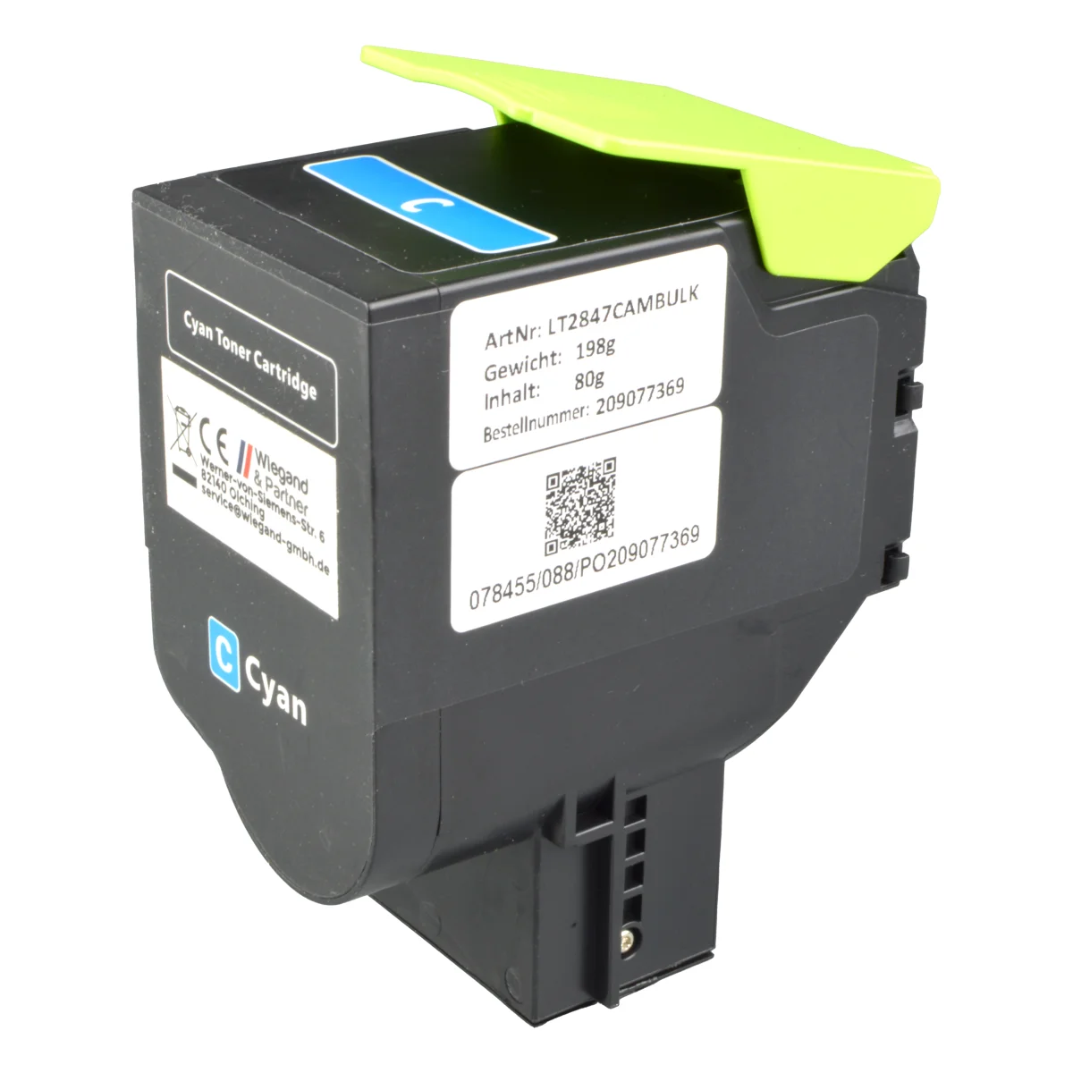 Toshiba T-FC 338 E CR alternativer Toner 'cyan' 5.000 Seiten - Digital Revolution