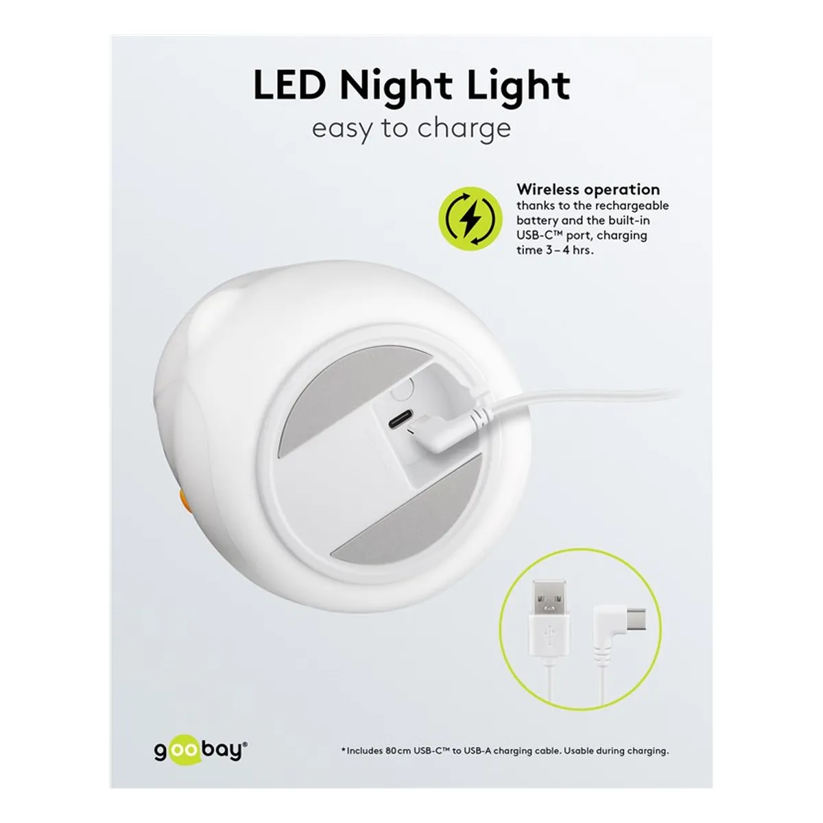 Goobay LED-Nachtlicht “Pinguin“