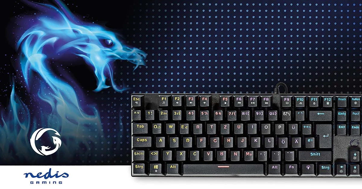 Nedis Wired Gaming Keyboard Nedis Wired Gaming Keyboard