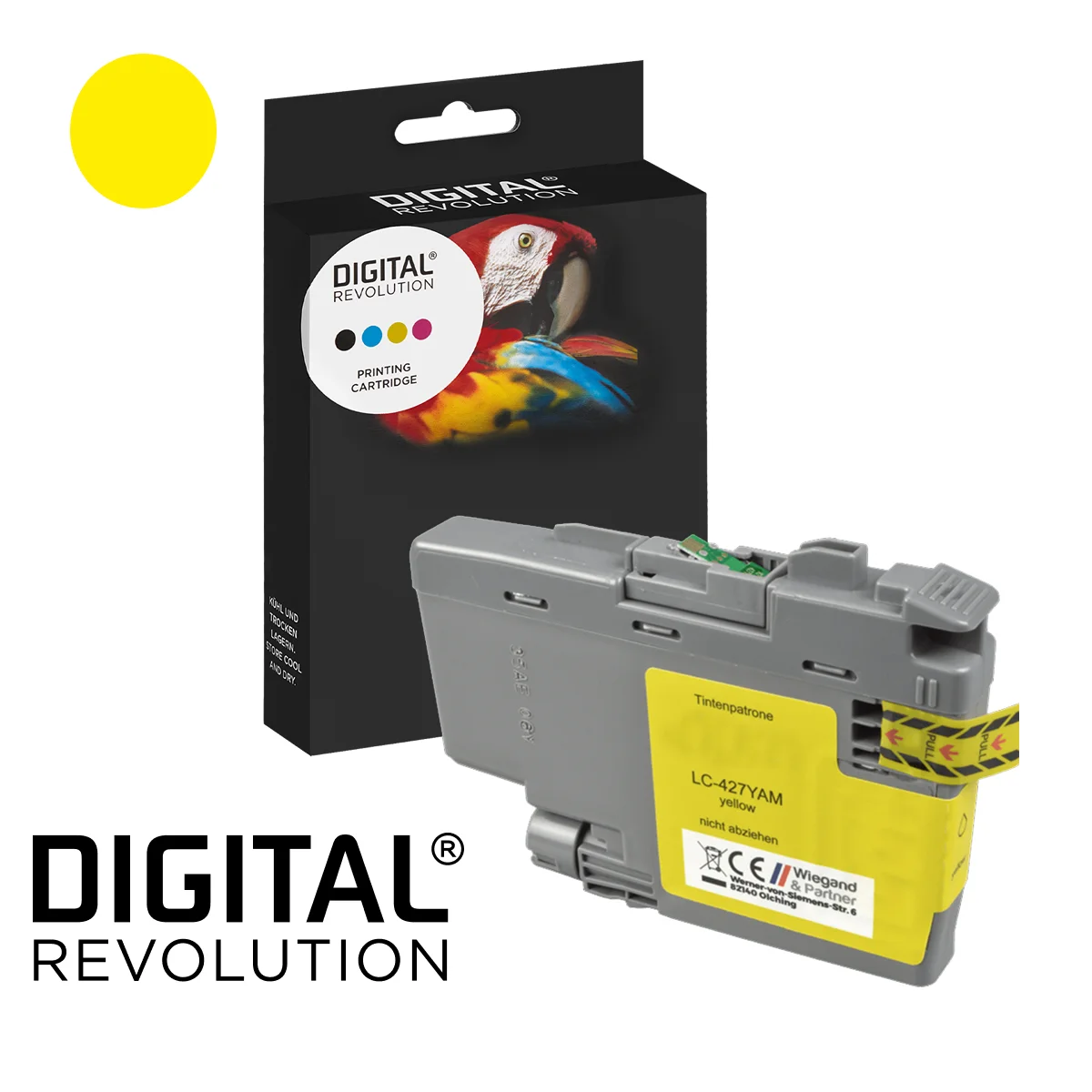 Brother LC-427 - alternative XL Patrone 'gelb' 5.000 Seiten - Digital Revolution