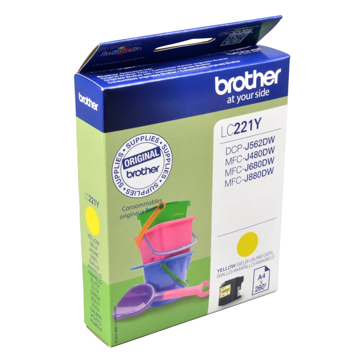 Druckerpatrone Brother gelb 3,9 ml | 260 Seiten (LC-221Y) Druckerpatrone Brother gelb 3,9 ml | 260 Seiten (LC-221Y)