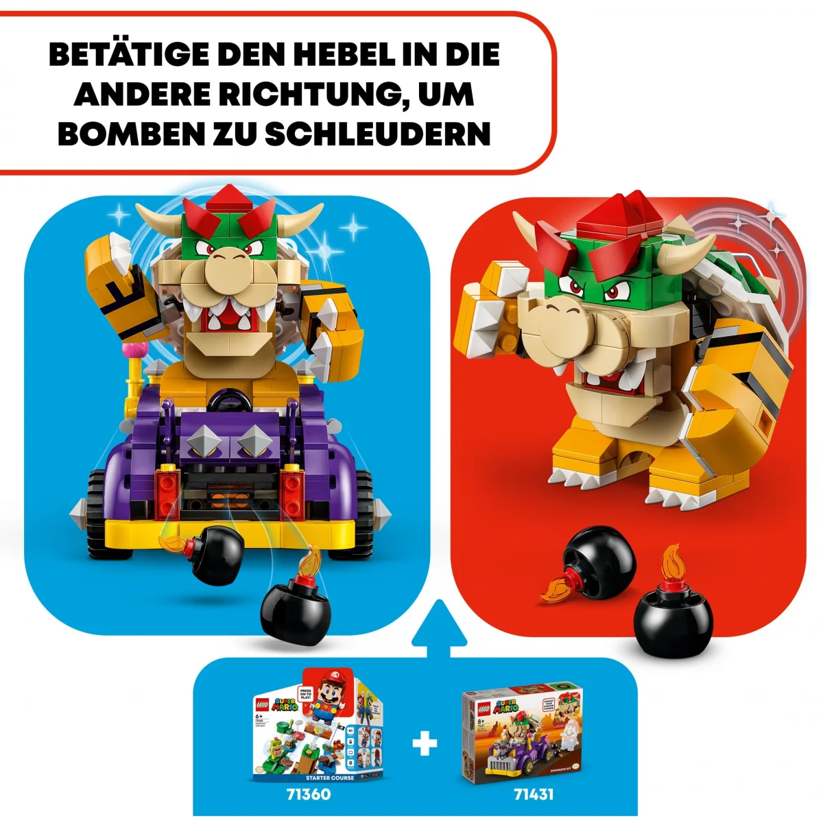 LEGO® Super Mario Bowsers Monsterkarre - Erweiterungsset 71431