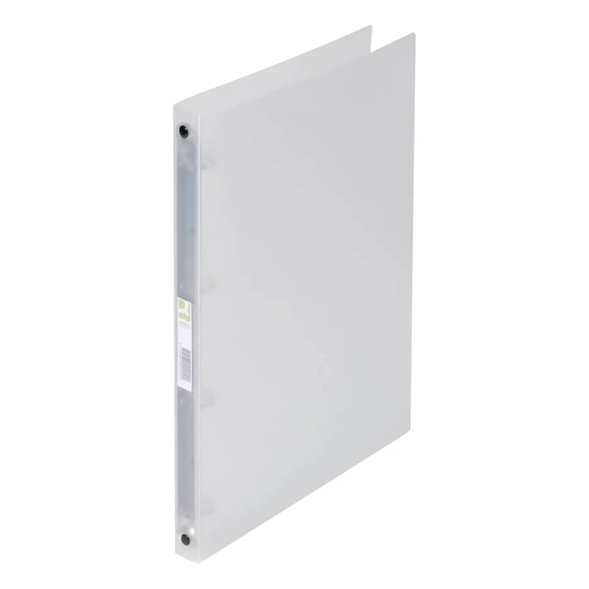 Q-Connect Ringbuch transparent - A4, 4-Ring, Ring-Ø 16 mm, transparent 