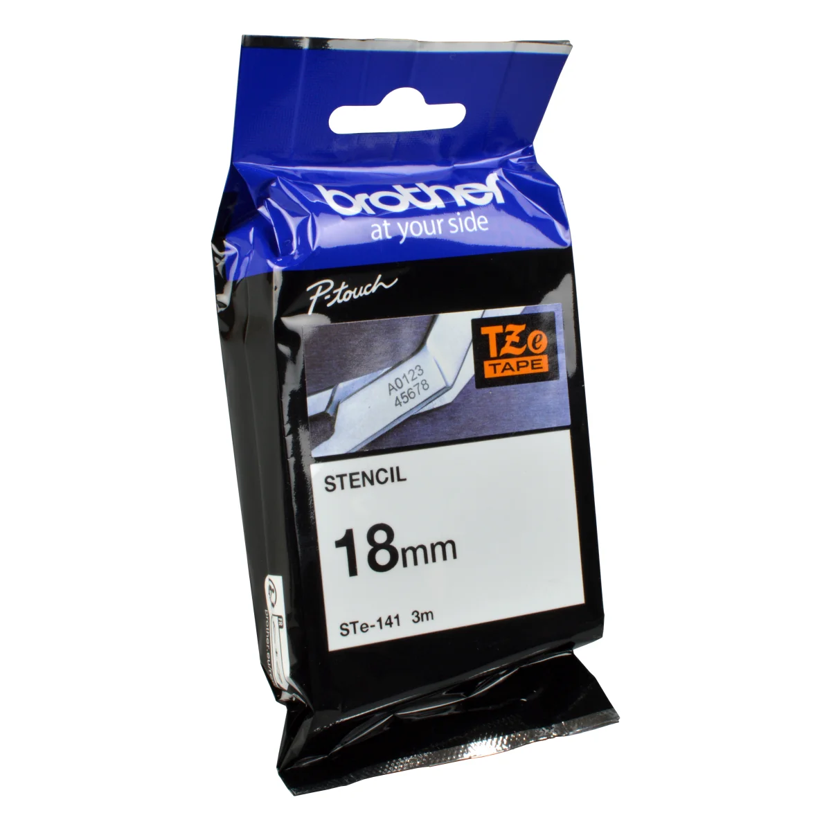 Brother P-Touch Schablonenband STe-141 für elektrolytische Beschriftung 18mm / 3m