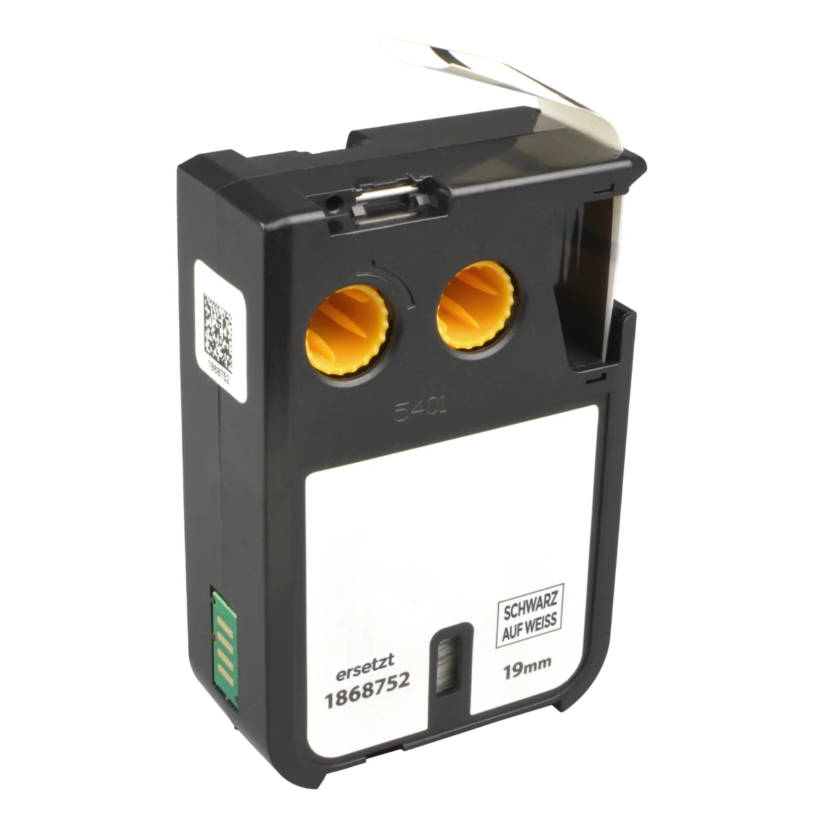 Dymo 1868752 Schriftband alternativ schwarz auf weiß (vinyl) 19mm x 7,5m - Digital Revolution