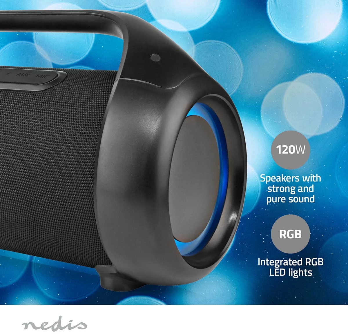 Nedis Bluetooth® Party Boombox Nedis Bluetooth® Party Boombox