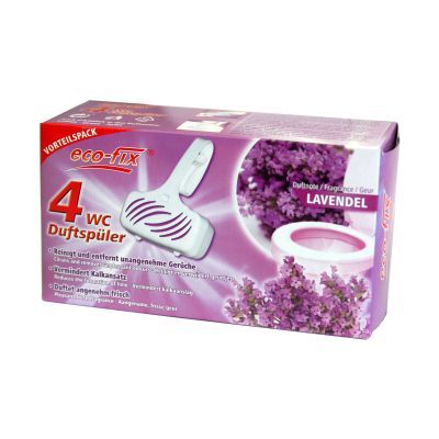 eco-fix Vorteilspaket WC Duftspüler Lavendel 4x33 g