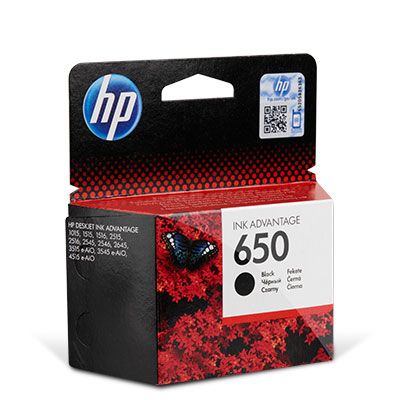 HP Druckerpatrone '650' schwarz 13,5 ml