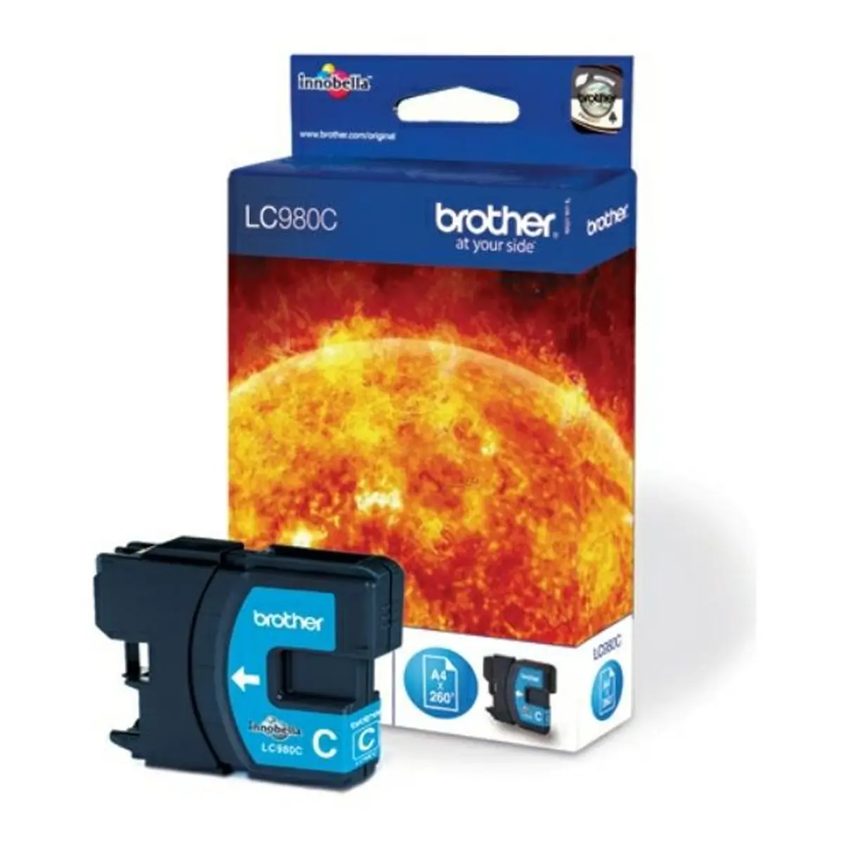Druckerpatrone Brother LC-980C cyan 4,8 ml | 260 Seiten