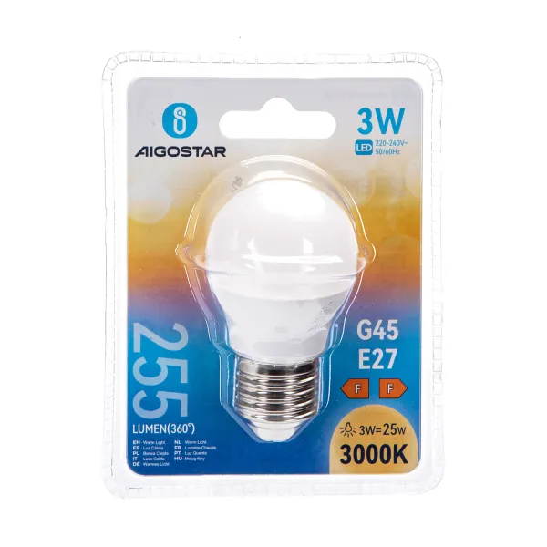 Aigostar LED 'Classic' 3W, E27