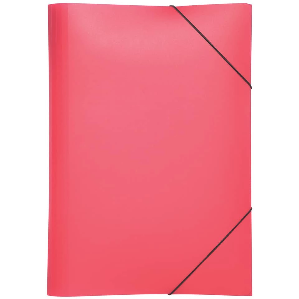 Pagna Gummizugmappe Lucy Basic - A3, rot, PP, 3 Einschlagklappen