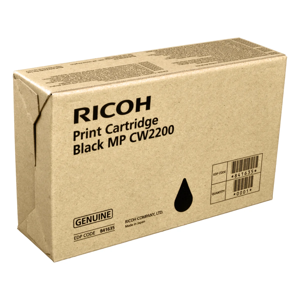 Ricoh Gel Cartridge MP CW2200  841636  cyan OEM