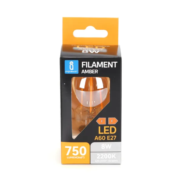 Aigostar LED FILAMENT 'A60', 8W, E27